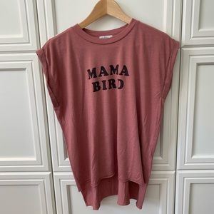 The Bee and The Fox Mama Bird T-Shirt Mauve